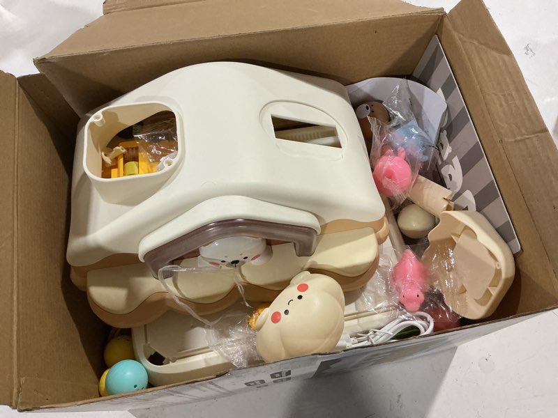 Condition photo showing As Is for skirfy 15” claws machines for kids adults with sound light, vending machine candy grabber prize dispenser toys, unicorns claws machines electric control,birthday girl toys gift castle unicorn