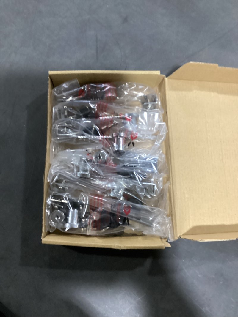 Condition photo showing New/Like New for wooch sliding glass door ratchet lock with chrome finish, keyed alike showcase display - 8 pack 5-1/2 inches - 8pack