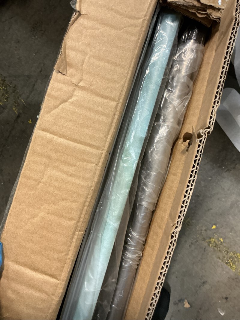 Condition photo showing New/Like New for TV Trays Table Set of 2 Portable Folding TV Tray Table TV Dinner Tray with Sturdy MDF, Small Folding Tables with Phone & Tablet Slot, No Assembly Required, 15 x 18.9 x 25.6 in (Sea Blue Marble, 2Pcs) Sea Blue 2PCS