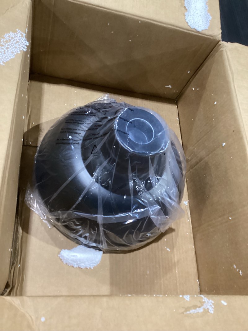 Condition photo showing Good Condition for 17in. Satin Black Outdoor Gooseneck Barn Light Fixture With 22in. Long Extension Arm - Wall Sconce Farmhouse, Vintage, Antique Style - UL Listed - 9W 900lm A19 LED Bulb (5000K Cool White) 22 in. Gooseneck Arm + 17in. Shade Satin Black, SIMILAR TO STOCK PHOTO 