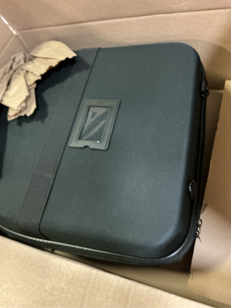 Condition photo showing Good Condition for mosla hat box travel fedora case universal size hat carrier storage case easily straps to suitcase or carried on shoulders,travelling boxes gift idea for men l black