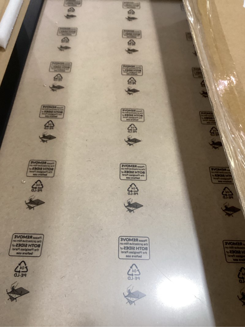 Condition photo showing Good Condition for Matte Black 14x24 Frame - Single Frame, 14 x 24 Poster Frame for Artwork, Puzzles, Photos and Movie Posters Picture Frames, Perfect Christmas Frame 14" x 24"