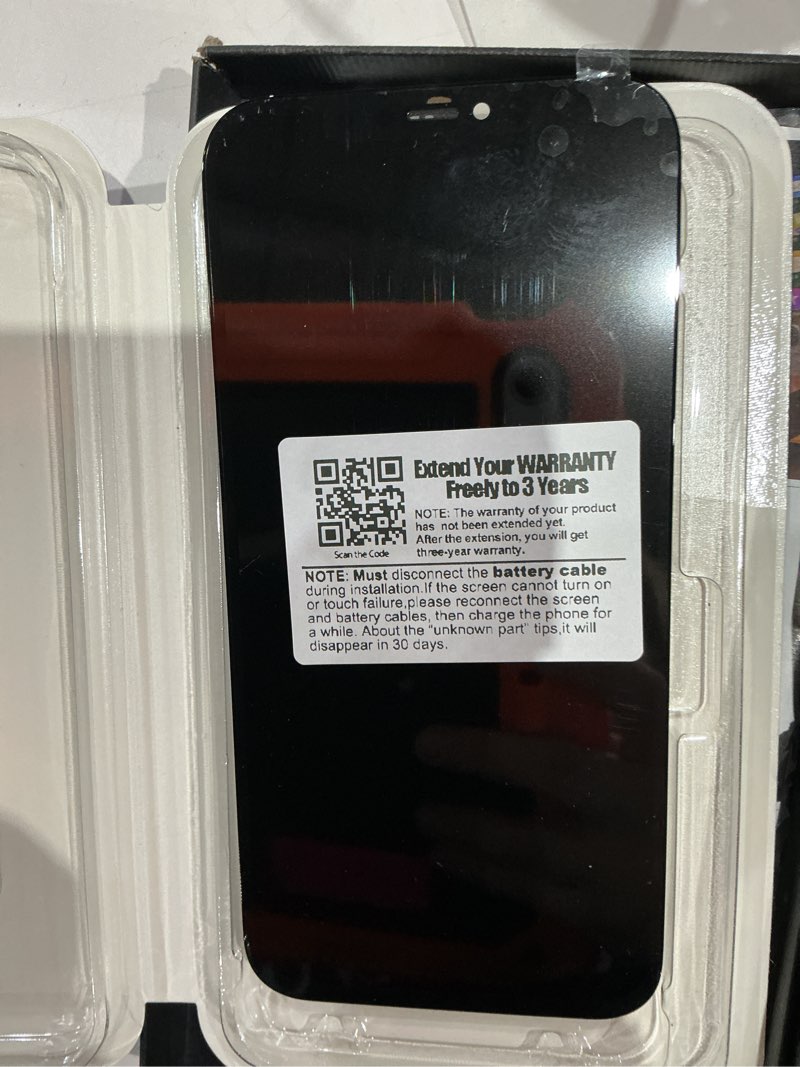 Condition photo showing Good Condition for for iphone 12 pro max screen replacement 6.7 inch, 3d touch lcd display digitizer assembly with repair tools compatible with model a2342, a2410, a2412, a2411