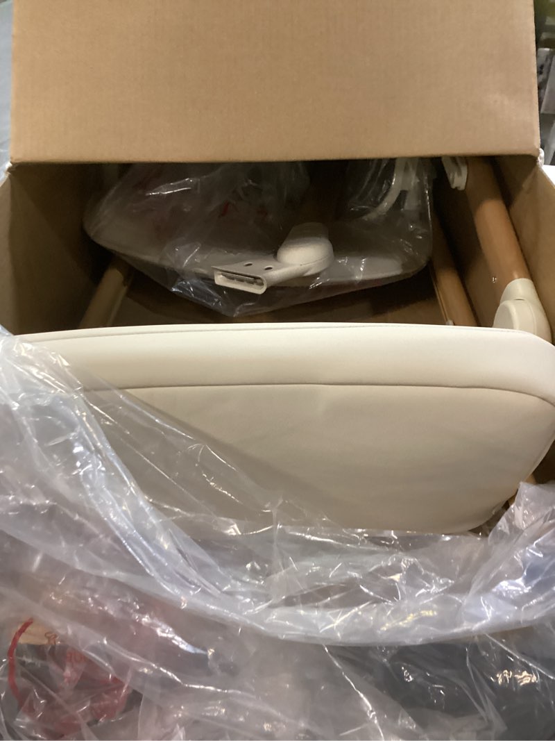 Condition photo showing Good Condition for High Chair, Foldable High Chairs for Babies and Toddlers Ultra Safe for Infant or Adults Up to 150 Lbs, Easy Clean, Removable Tray/Adjustable Footrest for Baby Feeding HighChair, Cream