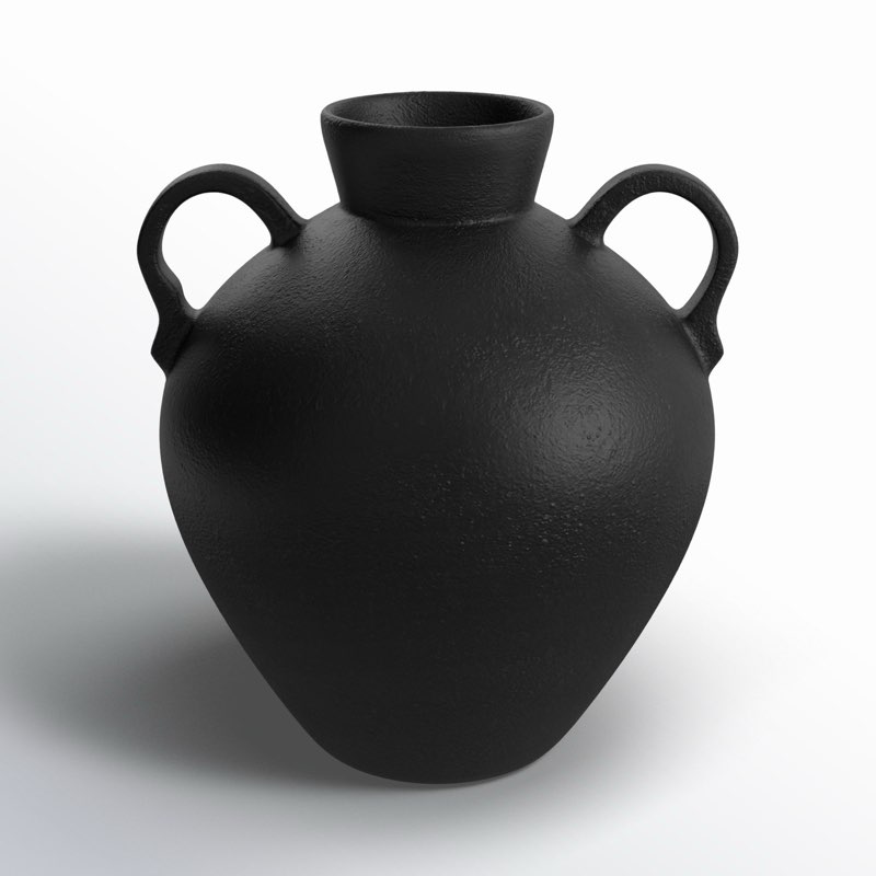 Terracotta, 17" Unique Jug With 2 Handles, Amphora Durable and stylish item