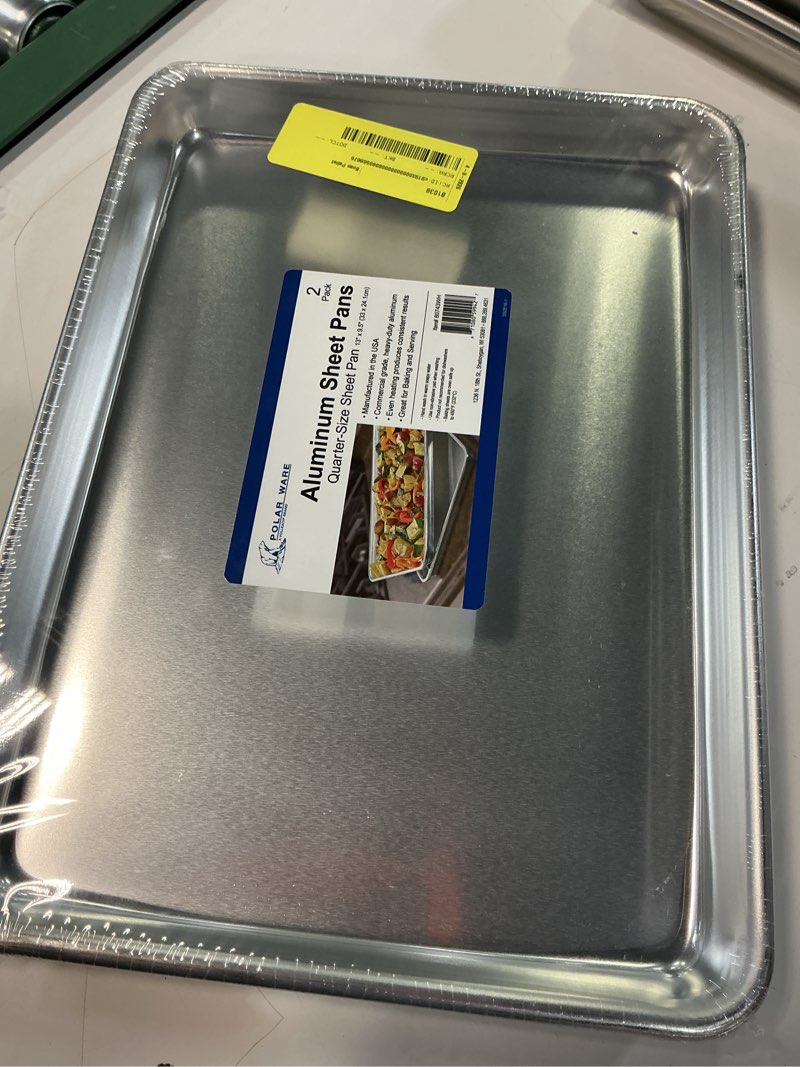 Condition photo showing New/Like New for polar ware 1/4 size baking sheet (2 count)
