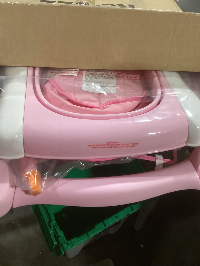 Condition photo showing Good Condition for Baby Walker, 5 in 1 Baby Walkers for Boys Girls 6-12 Months, Foldable Walkers for Babies with Bouncer & Feeding Tray, Music, Adjustable Heights, Activity Walker for Infant c-pink