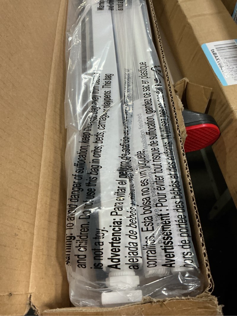 Condition photo showing New/Like New for lazblinds no tools no drill 1" vinyl mini blinds, cordless blinds for windows, light filtering horizontal window blinds & shades, 30" w x 36" h, white cordless-white 30" w x 36" h