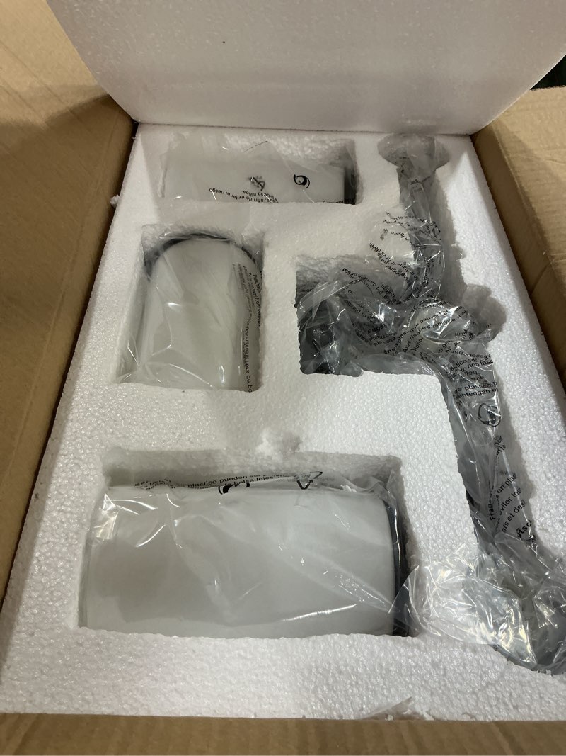 Condition photo showing New/Like New for izorro bathroom vanity light fixture, 3-light 22 inch brushed nickel bathroom light fixtures over mirror, with white glass shade, modern farmhouse vanity lights, rustic restroom lighting fixtures