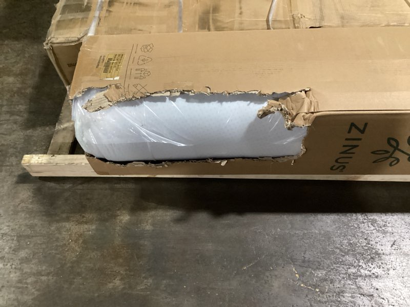 Condition photo showing New/Like New for Zinus 12 Inch Queen Green Tea Memory Foam Mattress [New Version], Fiberglass Free, Medium Firm Feel, Zoned Pressure Relief, Certified Safe Foams & Fabric, Mattress in A Box White Queen 12" New Small Box