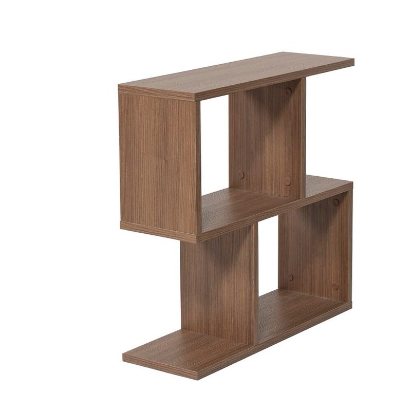Rectangle 4 Shelves End Table, Narrow Chairside Table, End Table, Sli