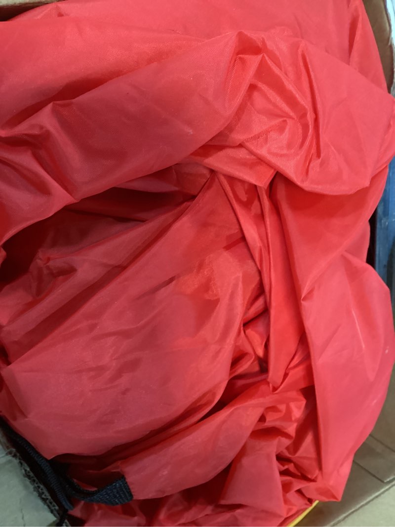 Condition photo showing As Is for 11FT Christmas Inflatable Archway Decoration Blow Up Giant Arch with Santa Claus & Xmas Tree Outdoor Decor Built-in LED Yard Decorations Garden Lawn Party Holiday Patio Outside Décor santa archway