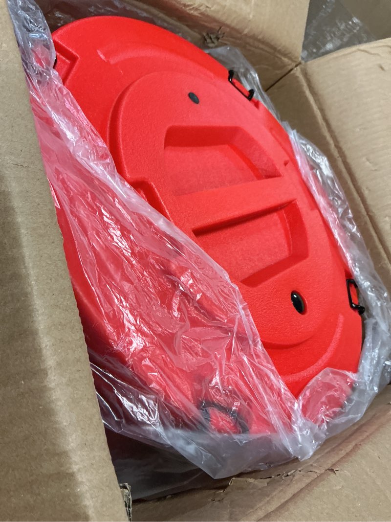 Condition photo showing Good Condition for jinei 42qt commercial insulated food container with spoon,red | 10.5 gallon large capacity, portable soup warmer, for hot & cold food with lid and 4 buckles, catering, restaurant, buffet