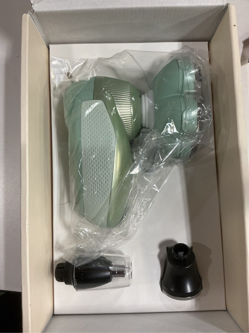 Condition photo showing Good Condition for 3-in-1 Groomer Shaver for Men, Bald Head Shaver & Beard Trimmer, Men’s Electric Shavers Wet/Dry IPX7 Waterproof, 120-Min USB Rechargeable Razor for Face & Body, Ideal Grooming Gift Set for Men Mint Green