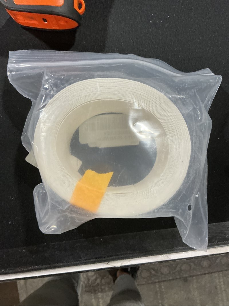 Condition photo showing Good Condition for GSCIT Club White Melamine Edge Banding, 2 inch x 25ft Edge Banding with Hot Melt Adhesive Pre-glued 