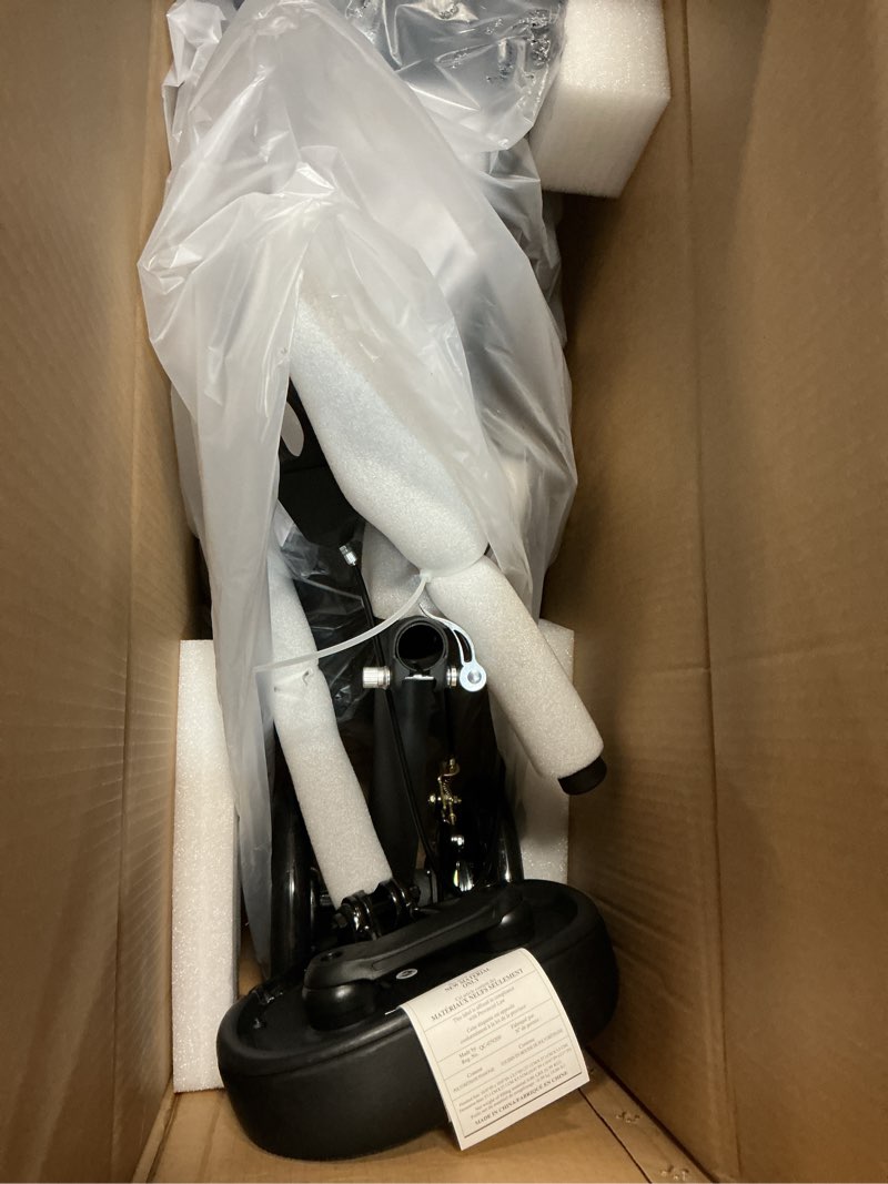 Condition photo showing Good Condition for medline manual seated mobility scooter knee walker, 8” wheels, 300 lbs. capacity, black- for leg & foot injuries, crutch alternative, 1 ct.