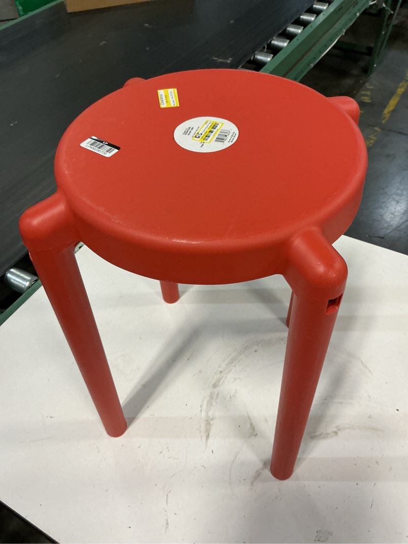 Condition photo showing Good Condition for round accent patio end table burgundy - room essentials™