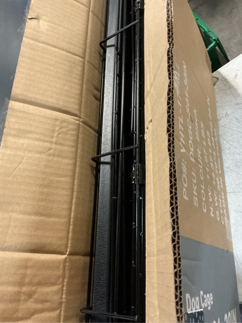 Condition photo showing New/Like New for midwest homes for pets 30-inch icrate for medium breeds, 21-40 lbs, single door folding dog crate with divider panel, leak-proof tray & secure latch, portable, durable & easy to assemble 30.7"l x 19.3"w x 21.5"h single door
