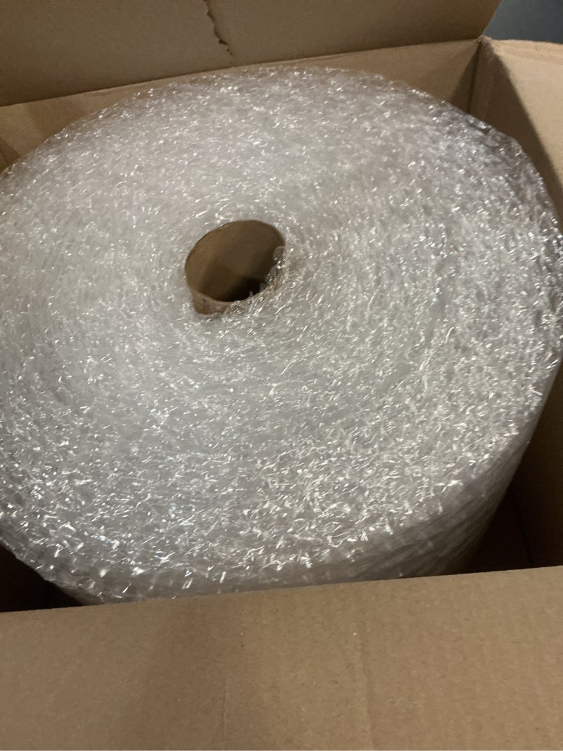 Condition photo showing Good Condition for medium 5/16-inch bubble cushioning wrap roll, 100-foot by 12-inch