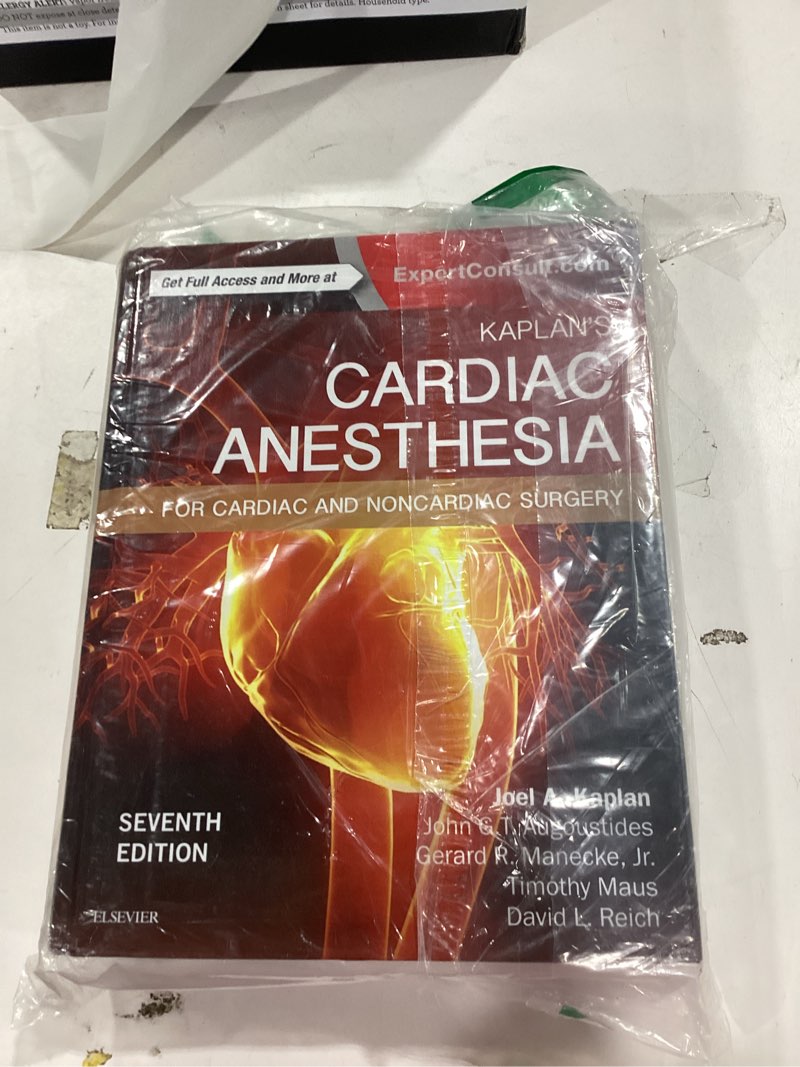Condition photo showing As Is for Kaplan's Cardiac Anesthesia: In Cardiac and Noncardiac Surgery