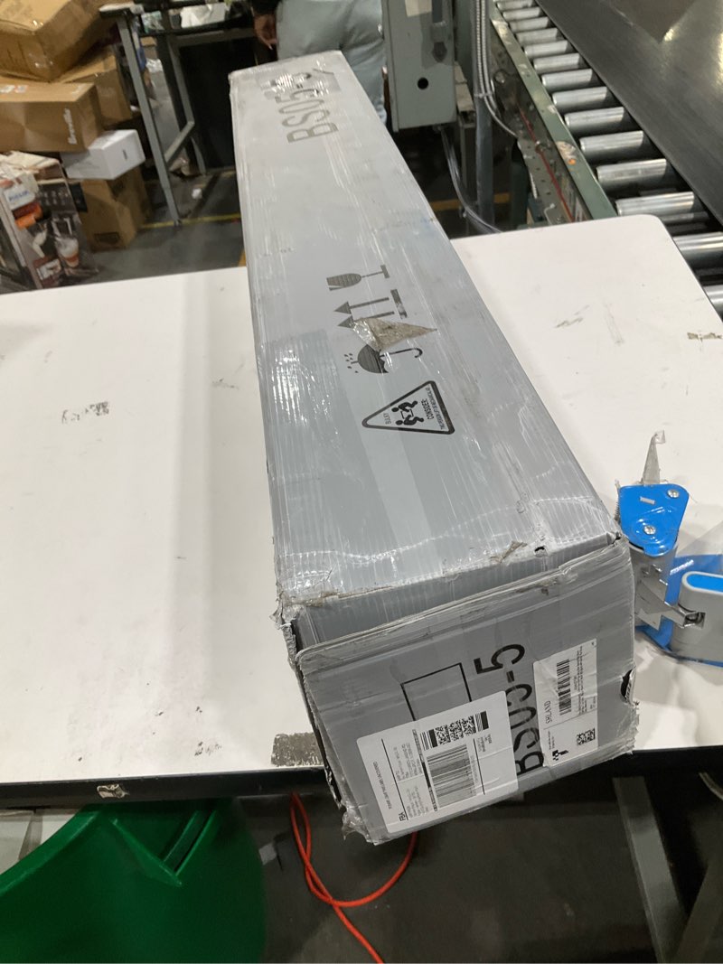 Condition photo showing As Is for King Box Spring, 5 Inch Box Springs King Size Basics Bed Base, Mattress Foundation, Black Heavy Duty Metal Structure with Cover, Noise Free,Easy Assembly King 5 Inch 5-Inch Height