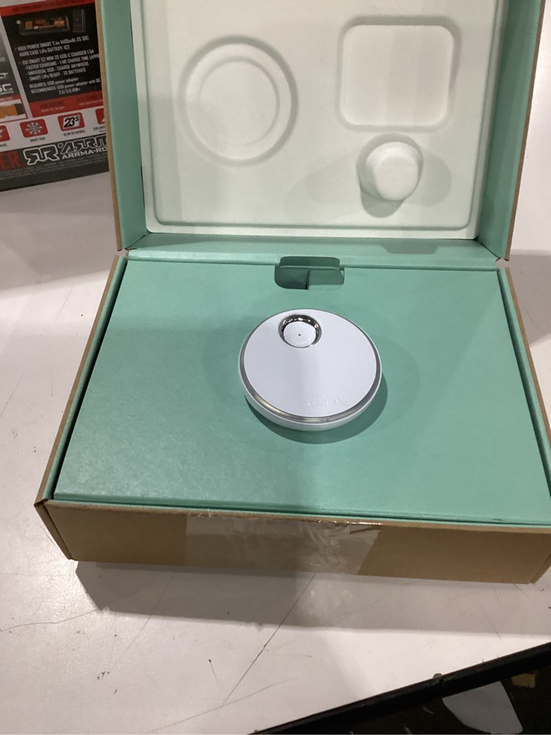 Condition photo showing As Is for incomplete  not tested owlet dream sock - fda-cleared smart baby monitor - track live pulse (heart) rate, oxygen in infants - receive notifications - bedtime blue