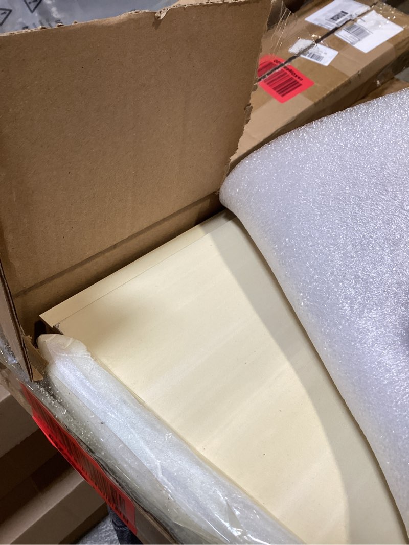 Condition photo showing Good Condition for 2pcs 3d fluted textured panel acoustic slat wall panel triple-round design for interior ceiling and decoration 118"x8.6" (silver)