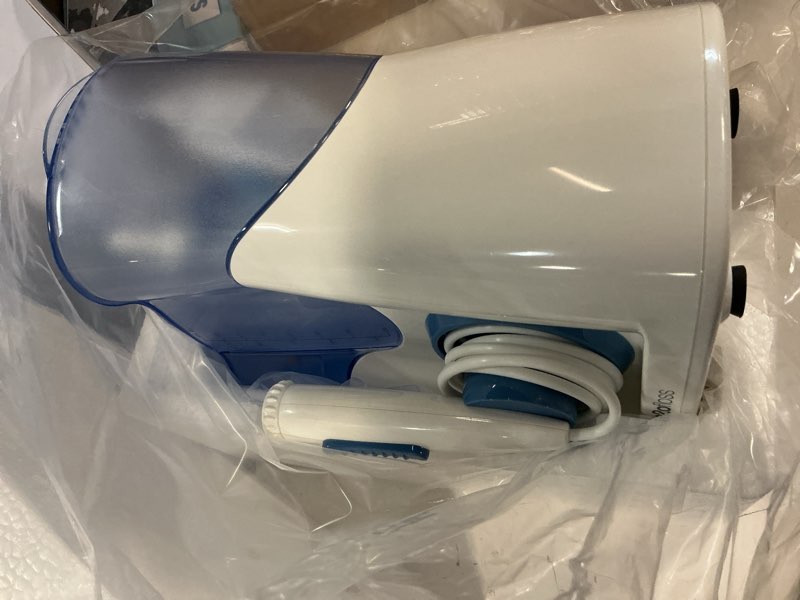 Condition photo showing Good Condition for h2ofloss dental water flosser for teeth cleaning with 12 multifunctional tips & 800ml capacity, professional countertop oral irrigator quiet design(hf-9 whisper) white