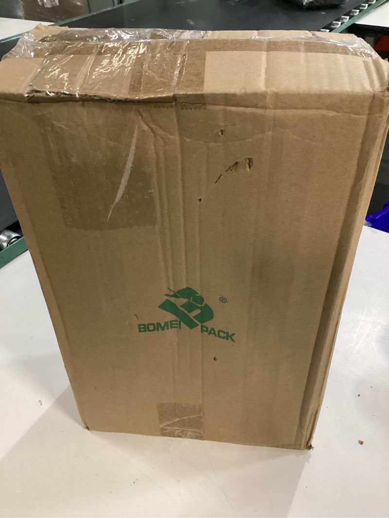 Condition photo showing New/Like New for BOMEI PACK 2 Pack 1500ft Industrial Clear Stretch Wrap Film 70 Gauge 15" with 3inch Plastic Rolling Handles for Pallet Wrap, Durable Self-Adhering Packing, Moving, Heavy Duty Shrink Film Transparent