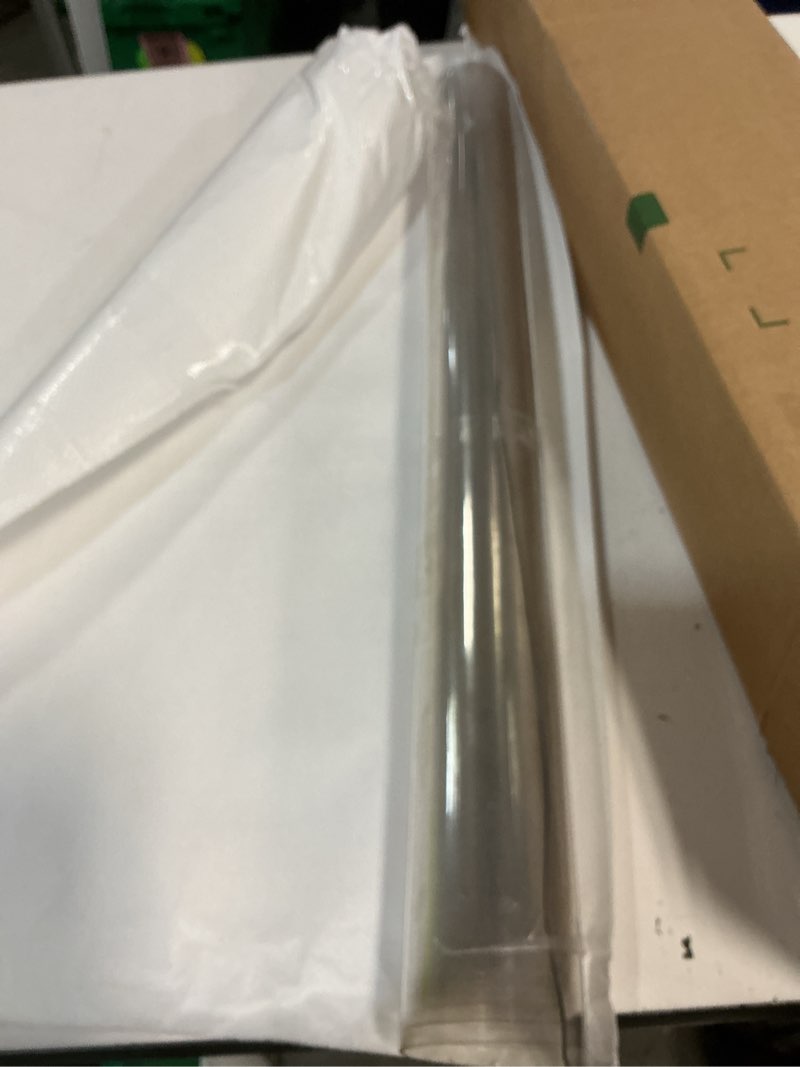 Condition photo showing New/Like New for necaux 24 x 48 inch 1.5mm thick frosted table protector, rectangular durable oil proof water resistant crystal soft tabletop cover protector plastic pad for dinning room coffee writing table 24" x 48" frosted 1.5mm