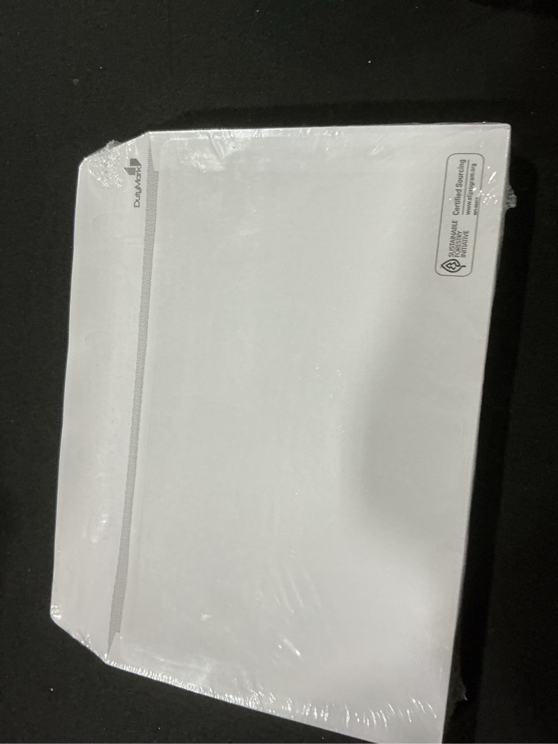 Condition photo showing New/Like New for 50 W2 Envelopes, for 4-Up Style W-2 Forms, Double Window, Security, Self Seal Envelope, W-2 Tax Form
