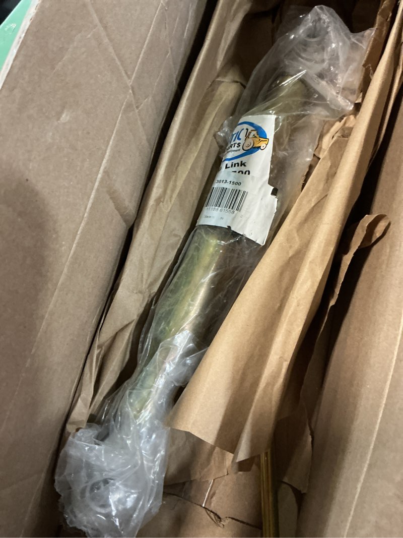 Condition photo showing As Is for complete tractor 3013-1500 hitch top link compatible with/replacement for farm tractor cat. i w/ 13" body adjust 17.5" to 26" overall