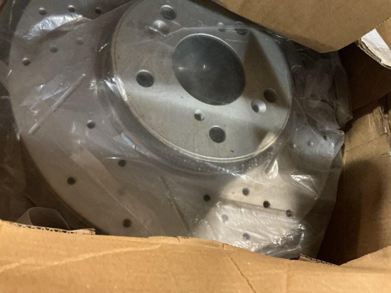 Condition photo showing Good Condition for front disc brake rotors brake kits ceramic brake pads drilled and slotted disc brake rotors for honda accord ex ex-l touring lx sport 2013 2014 2015 2016 2017 2018 2019 2020 2021 2022 w/hardware