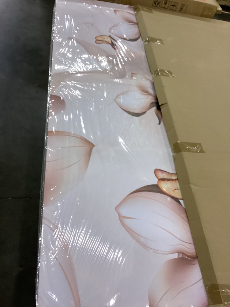 Condition photo showing New/Like New for Wall Art Canvas Painting Family Home Bible 1 Piece Let Your Glory Fill This House Grey Wood Texture Background Picture Poster Print Framed and Stretched Ready to Hang for Living Room Bedroom 58L" x 29W" Grey