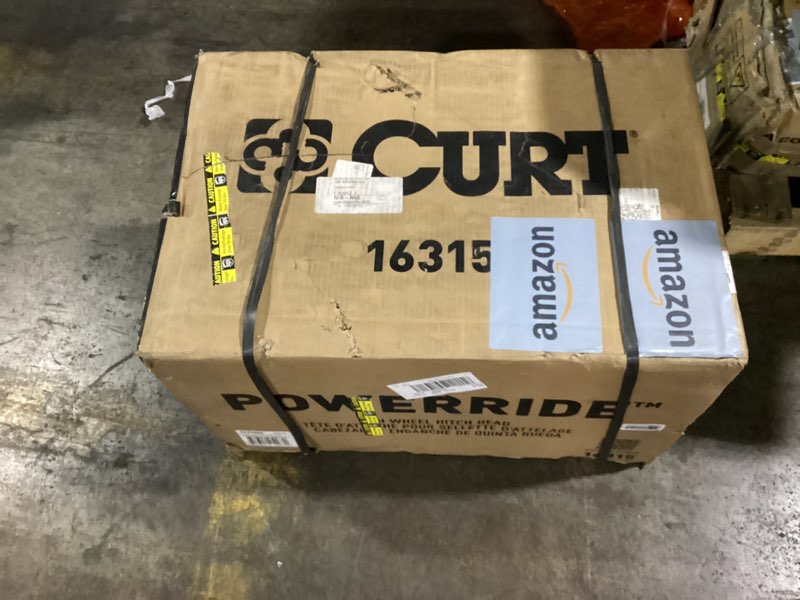 Condition photo showing New/Like New for curt 16315 powerride 30k 5th wheel hitch head, legs or roller required, 30,000 lbs
