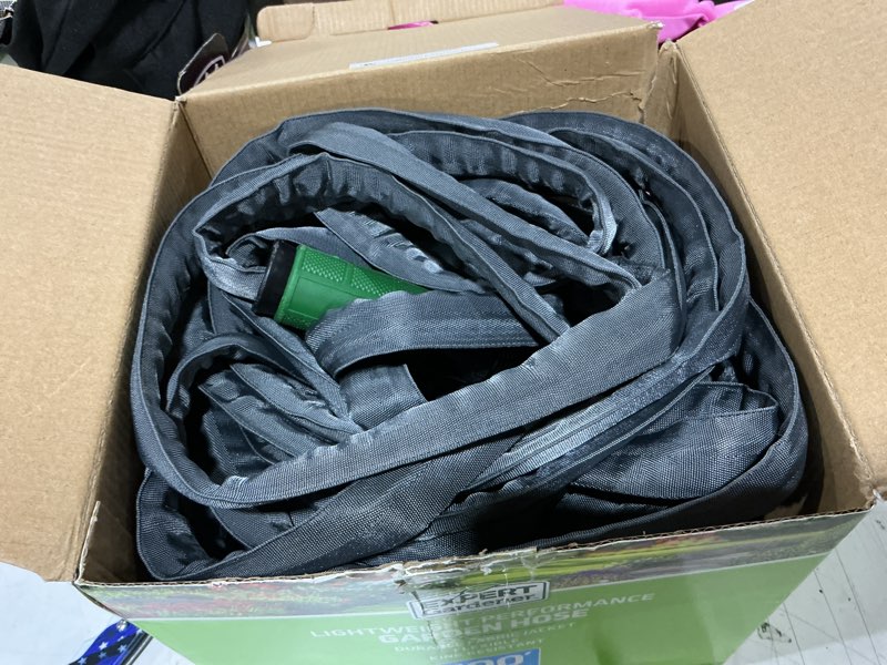 Condition photo showing As Is for expert gardener lightweight performance garden hose, 100 ft.