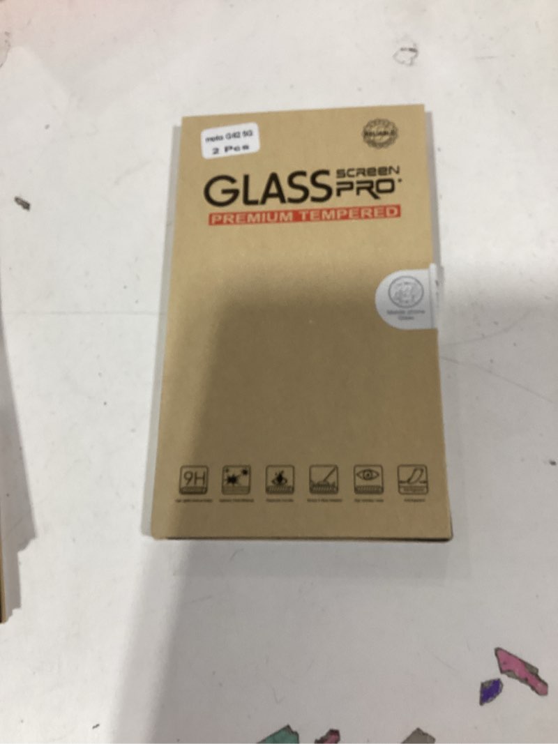 Condition photo showing New/Like New for Tempered Glass Screen Protector for Motorola Moto G62 5G,HD Clear,9H Hardness, Anti Scratch,Case Friendly(2 pcs)