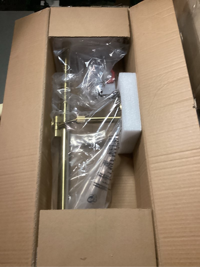 Condition photo showing New/Like New for hardwired picture lights for wall,gold led art light for painting,modern metal picture frame light,3cct dimmable poster gallery painting bookshelf portrait lights for pictures on wall 8w gold 24 inch