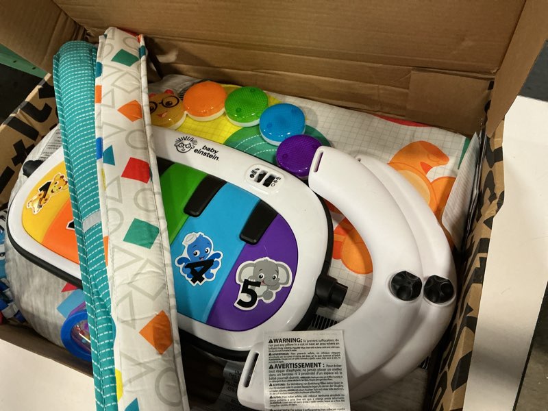 Condition photo showing Good Condition for baby einstein 4-in-1 kickin' tunes music and language play gym and piano tummy time activity mat kickin tunes 4-in-1 mat