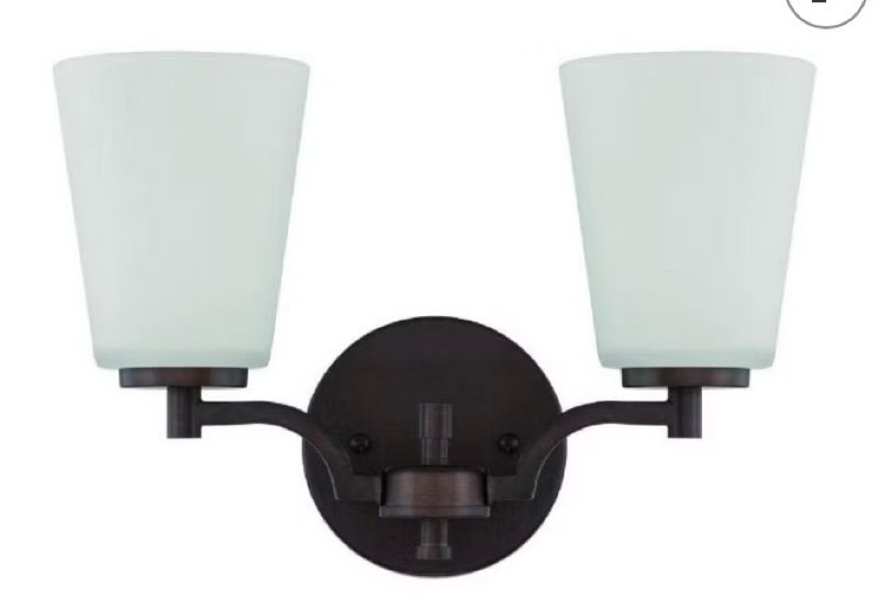  Sunset 2-Light 100W Brighton Vanity in Provicial Bronze