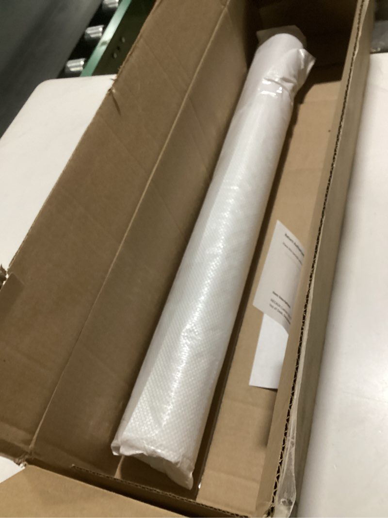 Condition photo showing As Is for NECAUX Custom Multi-Size 1.5mm Thick Clear PVC Table Cover Protector - 24 x 36 Inch Rectangular Plastic Tablecloth Desk Pad for Coffee Table, Children Writing Desk, Non Slip Floor Mat 24" x 36" Clear 1.5mm