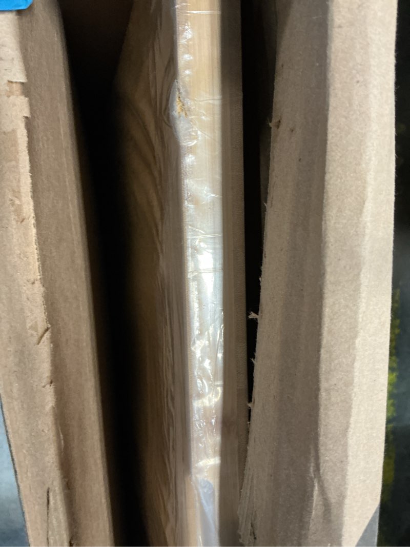 Condition photo showing As Is for 36 x 24 Extra Large Bamboo Cutting Board for Kitchen, Cutting Board Stove Top Cover with Handle, Butcher Block Chopping Board with Juice Groove, Large Charcuterie Board Over the Sink Natural 36"L x 24"W