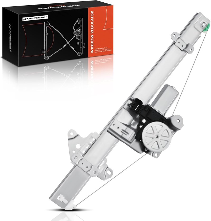 premium front driver side power window regulator with motor .