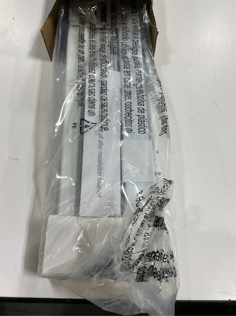 Condition photo showing New/Like New for LazBlinds No Tools No Drill 1" Vinyl Mini Blinds, Cordless Blinds for Windows, Light Filtering Horizontal Window Blinds & Shades, 20" W x 36" H, White Cordless-white 20" W x 36" H