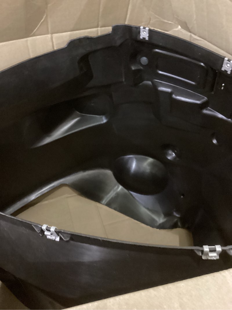 Condition photo showing As Is for TRQ Front Left Inner Fender Liner Black Drivers Side Compatible with 2019-2022 Ram 2500 3500 CH1248208