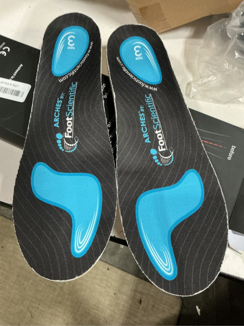 Condition photo showing New/Like New for arches insoles type 3 - supination/high arch (m12-12.5/ w14-14.5)