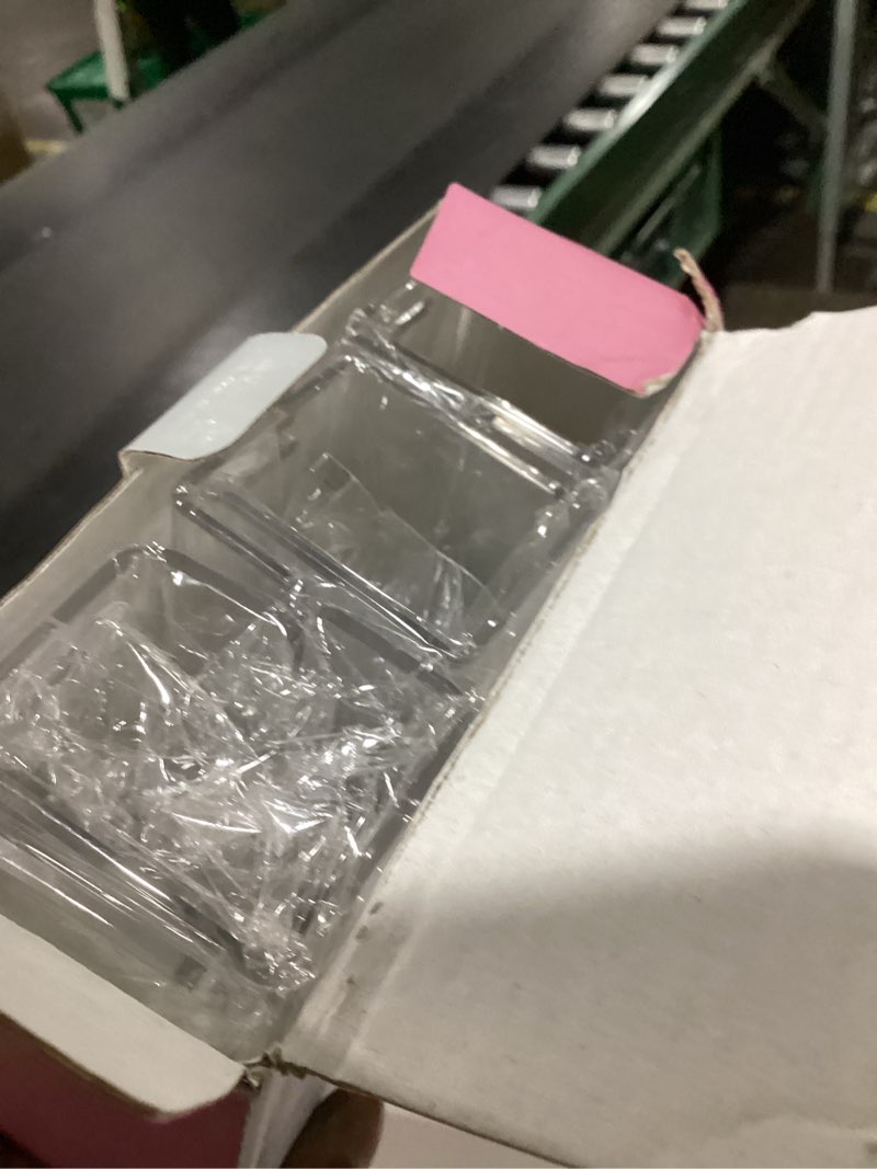 Condition photo showing New/Like New for FEMELI 24 Inch Nail Polish Wall Rack: 6 Shelves Clear Acrylic Nail Polish Holder Organizer for 130-180 Bottles (24 Inch, Clear) 24 Inch (Pack of 6) Clear