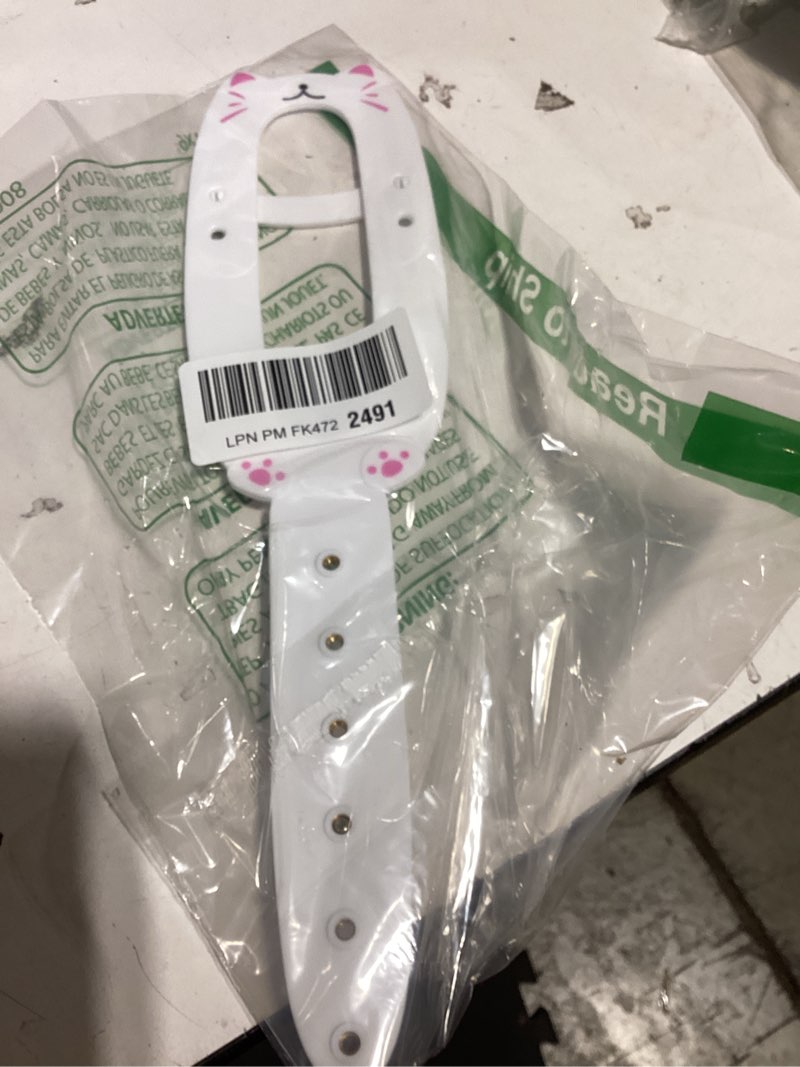 Condition photo showing Good Condition for tgiow cat door latch, door prop for cats to keep dogs out of litter box and food, preventing hand pinching, cat door stopper with 6 adjustable straps 2.5-6.5" wide, including door plate, white, 1pc 1pcs-white