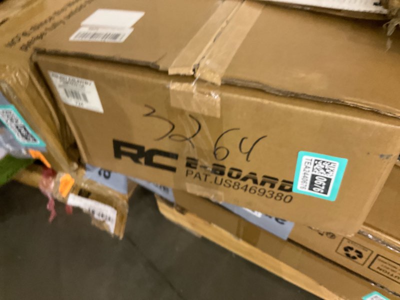 Condition photo showing As Is for Rough Country Power Running Boards for Ram 2500/3500 (2010-2026) Crew Cab - Dual-Motor Electric Retractable Side Steps with LED Truck Step Lights