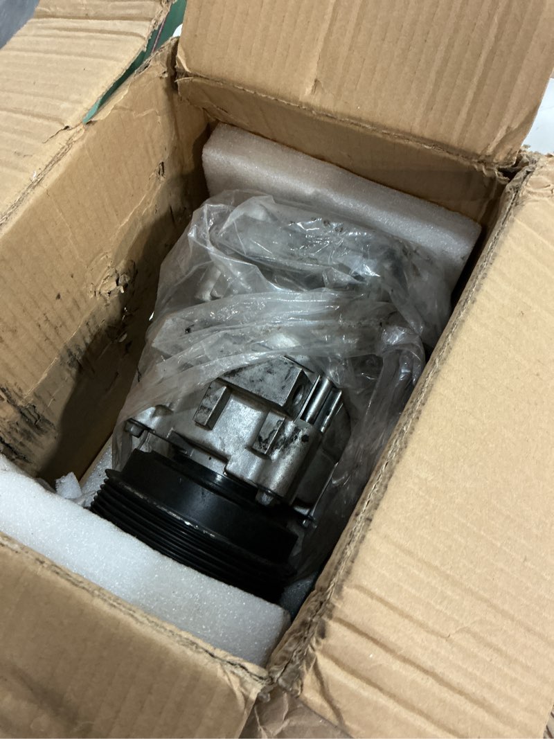 Condition photo showing As Is for eccpp ac compressor with clutch 2004-2012 fit for mitsubishi galant 2.4l 2006-2011 for mitsubishi eclipse 2.4l ac compressor